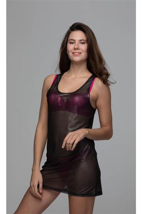 LILIAN Kadın Siyah Plaj Elbisesi