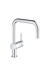 Grohe Eviye Bataryası Spiralli Tek Akışlı Minta Krom - 32067000