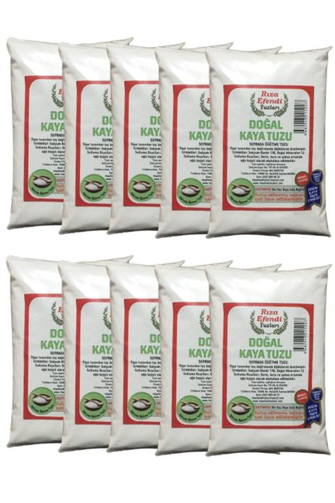 Rıza Efendi Tuzları Çankırı Doğal Kaya Tuzu Ince Rafine Edilmemiş 10 Kg