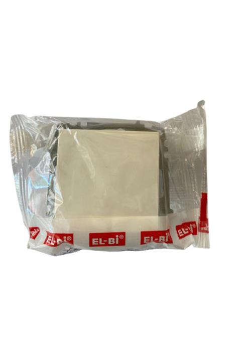 ELBİ Zena Tekli Anahtar Beyaz (ÇERÇEVE DAHİL)