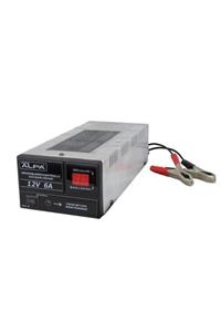 Alpa 12volt 6amper Mikroişlemci Kontrollü Akü Şarj Cihazı