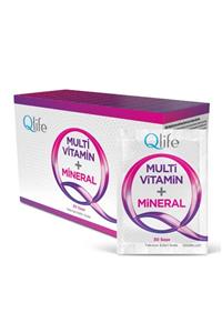 Q LİFE Qlife Multivitamin + Mineral Ahududu Aromalı 30 Saşe