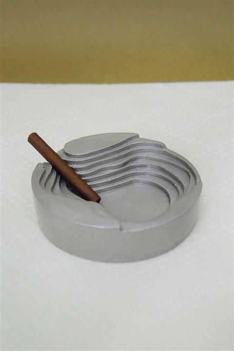 Esafe Home Dekoratif Gri 3 Boyutlu Küllük