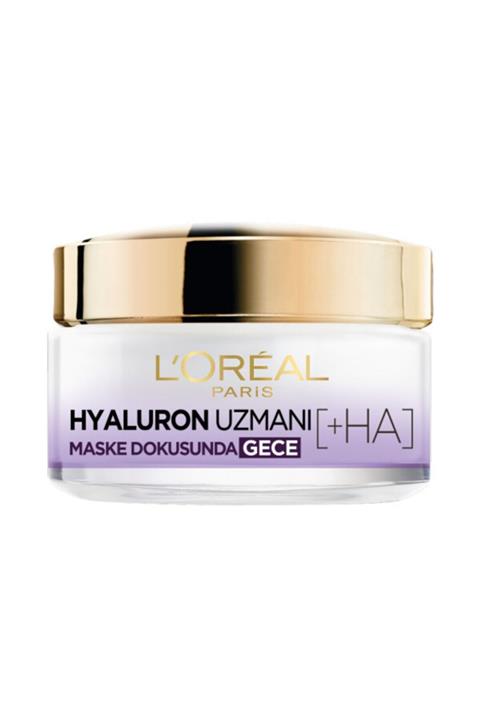 L'Oreal Paris Hyaluron Uzmanı Cilt Dolgunlaştıran Nemlendirici Gece Kremi