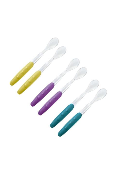Nuk Easy Learning Silikon Uçlu 2'li Kaşık Yeşil