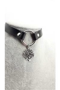 Fugusugu Tree Of Life Suni Deri Choker