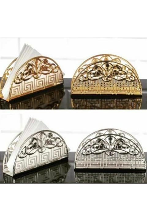 HİFA Kararmaz Motifli Metal Peçetelik