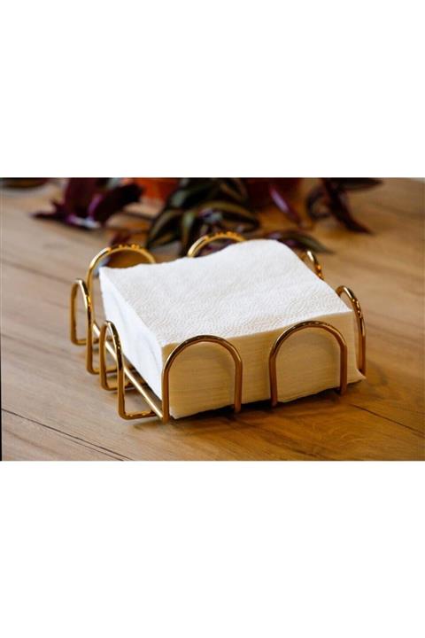 Vip&House Gold Altın Kaplama Paslanmaz Peçetelik