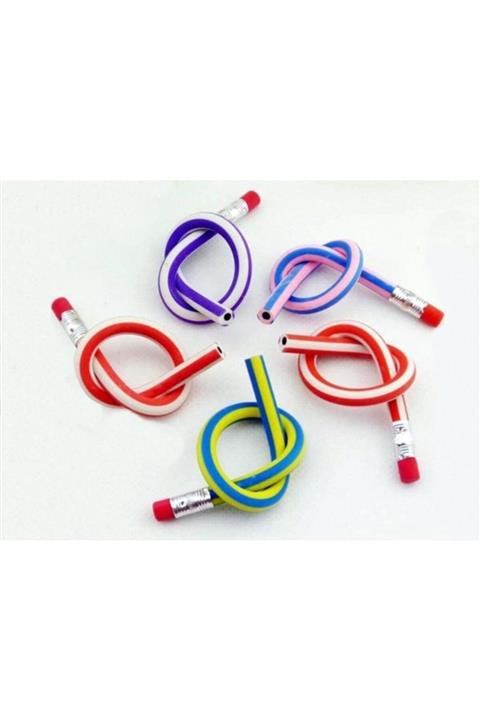 Can Can Store Flexible Pencils Eğilip Bükülebilen Esnek Kalem Seti 10 Adet Eğlenceli Okul Ders