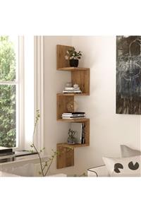 Yurudesign Shelf R9 Modern Duvar Rafı Kitaplık Atlantik Çam