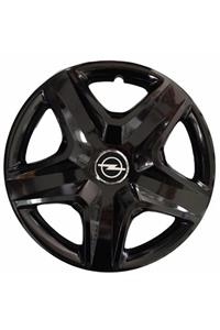 HMNL Opel Meriva 15'' Inç Piano Black 4lü Set Jant Kapağı Çelik Jant Görünümlü