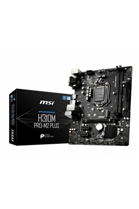 MSI Anakart H310m Pro-m2 Plus 2666mhz Ddr4 Usb3.1 Dvı Vga Hdmı M2 Ses Glan 1151p 8.9.nesil