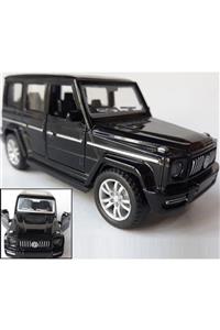 OYUNCAKSAHİLİ Mercedes Benz Brabus G500 V8 Model Jip Diecast Metal Araba Kapı Açılır Siyah