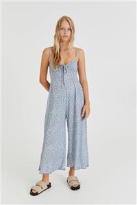 Pull & Bear Çiçek Desenli Culotte Tulum