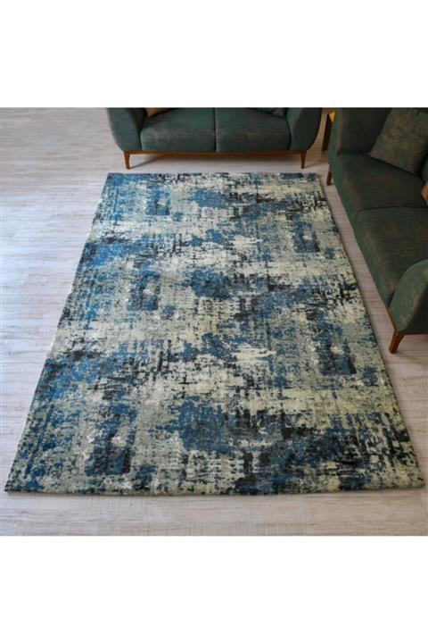 PRADO Wellsoft Dijital Baskılı Kumaş Halı Örtüsü Nergis 200x290