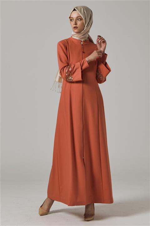 Kayra Fermuarlı Gülkurusu Pardesü