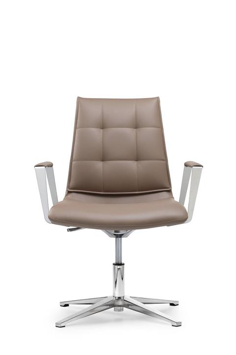 Bürotime Foldit Lounge Koltuğu Orta Sırt Metal Kol Ceviz