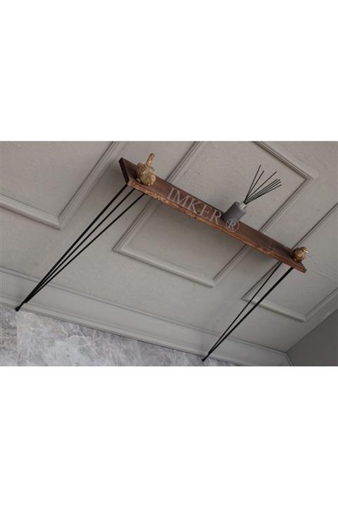 IMKER HOME Doğal Masif Ahşap Dresuar 15x100 H:75 Gümüşlük Konsol Raf Kalorifer Peteküstü