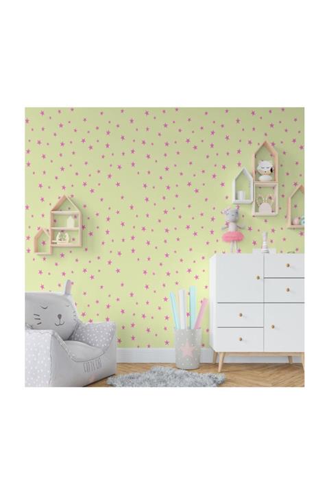 TatFast Pembe Yıldız Yağmuru - 105 Adet 3-4-5 cm