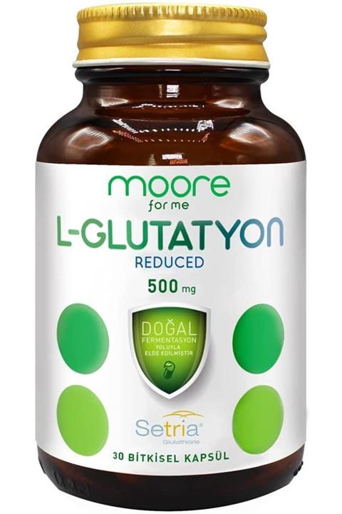 Moore Glutatyon Reduced 500mg 30 Bitkisel Kapsül
