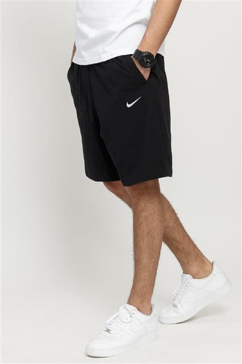 Nike Erkek Siyah Swoosh Yazlık Ince Pamuklu Şort