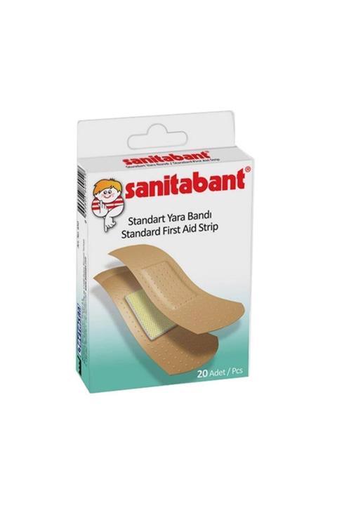 Sanitabant 20'li Standart Yarabandı Suya Dayanıklı