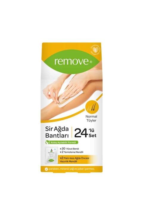 remove Sir Ağda Bandı Normal Tüyler 24'lü