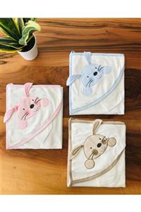 Babyline Aş Patili Tavşan Nak Bebek Penye Havlu