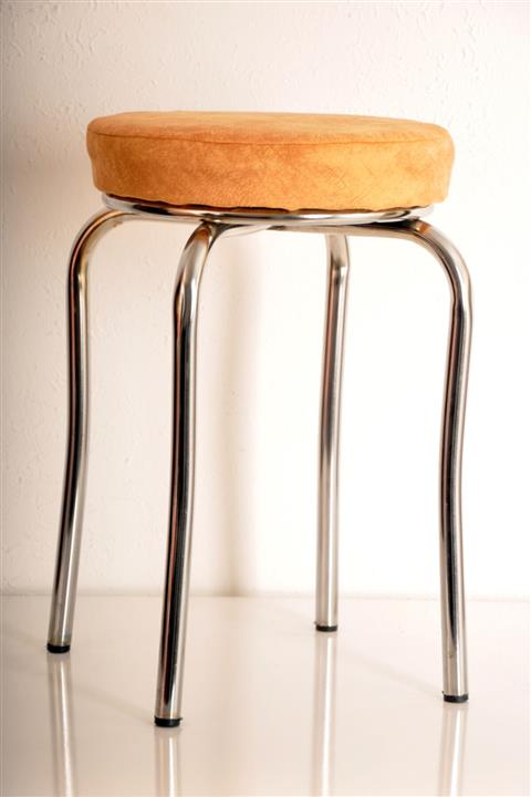 yılmaz masacılık 8 Adet Sarı Silinebilir Kumaş Profil Tabure Metal Tabure Mutfak Taburesi Kalın Tabure