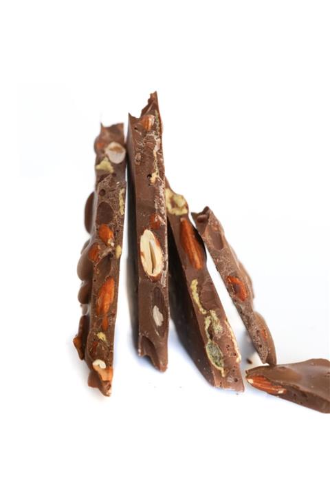 Läcker Chocolates Sütlü Badem Ve Cornflakes Tablet Çikolata 100 gr