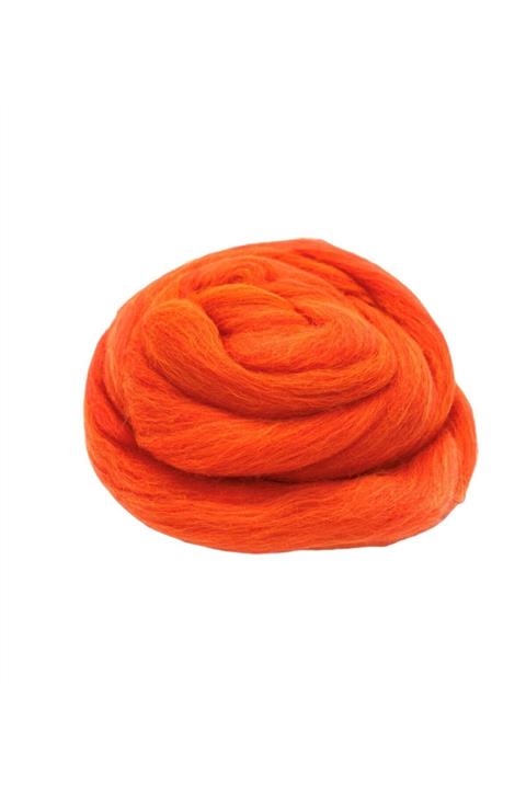 Yüncü Kız Keçe Yünü Turuncu ( 50 Gram)