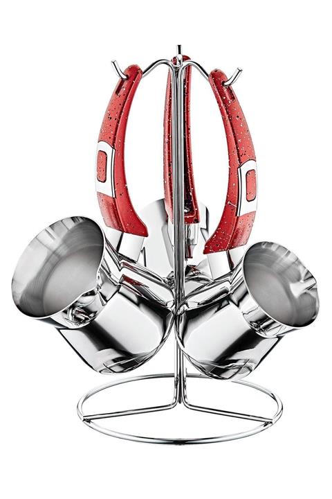 OMS Paslanmaz Çelik Cezve Seti 4 Parça 7010 - 001511