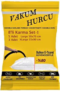 Vakum Hurcu 8'li Karma Set-1 Vakumlu Hurç - Vakumlu Poşet -