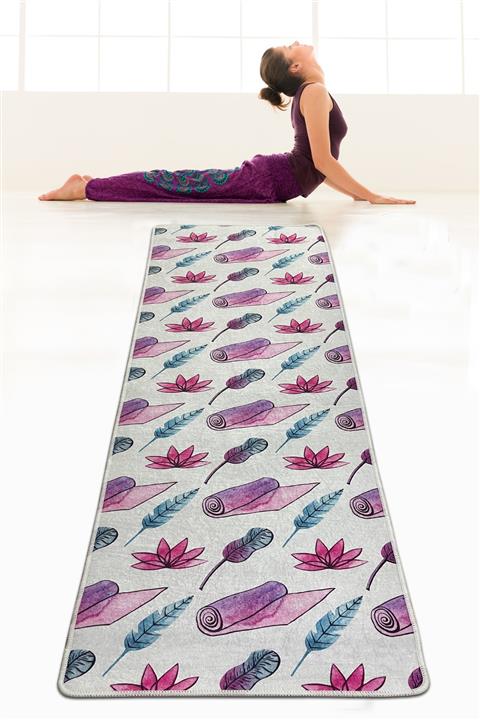 Chilai Home Marich Djt 60x200 cm Yoga,spor,fitness,pilates Halısı Yoga Matı Yıkanabilir Kaymaz