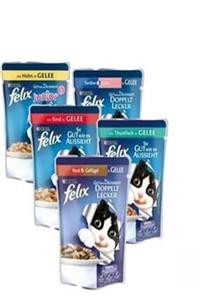 Purina Felix Felix Yaş Kedi Maması 8 Çeşit 24 X100 Gr. 67000997