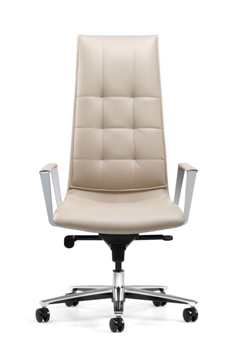 Bürotime Foldit Yönetici Koltuğu Metal Kol Koyu Bej