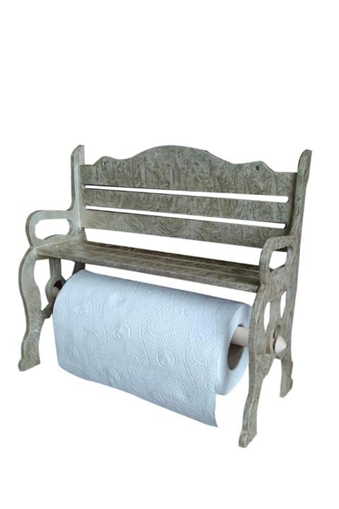 Bahat Ahşap Kayın Ağacı Aynalı Peçetelik