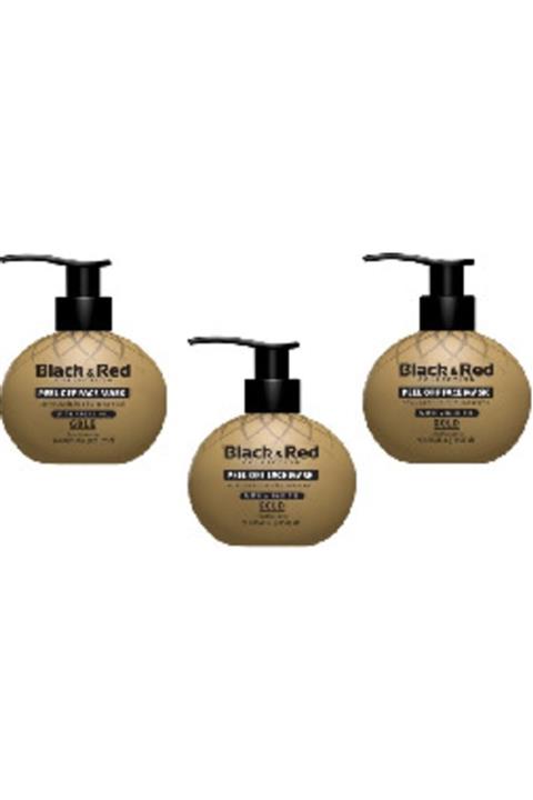 Black Red Siyah Noktalara Karşı Soyulabilir Gold (altın) Yüz Maskesi 250 Ml (3 Adet)