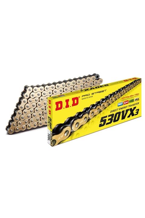 D.I.D 530 Vx3 X-ring Gold Zincir 114l Uyumlu