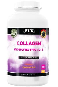 FLX Kollajen Tipleri Collagen Tip 1 Tip 2 Tip 3 Hyaluronik Asit Vitamin C 300 Tablet