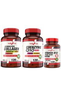 Nevfix Collagen 1000 Mg Coenzyme 200 Mg B12 1000 Mcg 3 Ürün 1'den