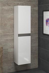 Alfa Banyo Esen Mdf Beyaz 150 cm Lüx Banyo Boy Dolabı