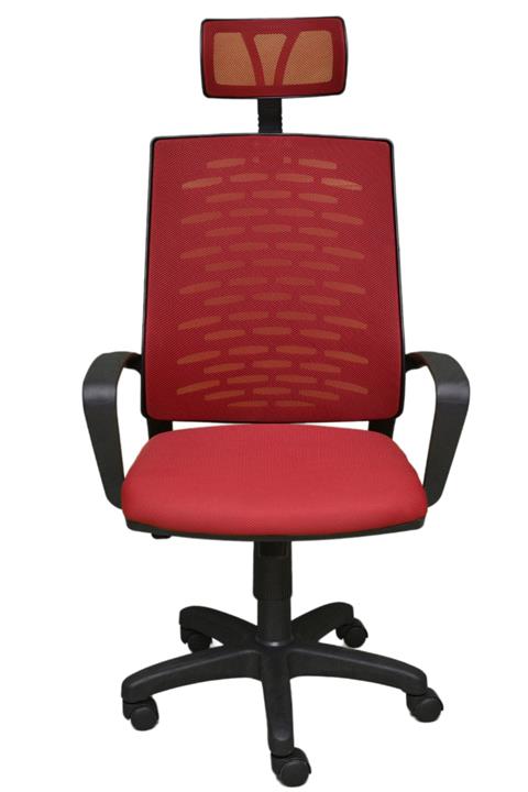 Porziyon Nadya Yönetici Çalışma Koltuğu Sandalyesi Bilgisayar Koltuğu Fileli Kırmızı