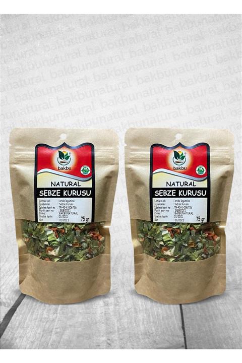 Bakbu Sebze Kurusu 75 gr X 2 Paket