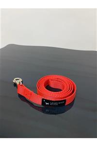 Leash Shop Sevk & Gezdirme Tasma Kayışı Kırmızı Eni 2,5 Cm Boy 140 Cm