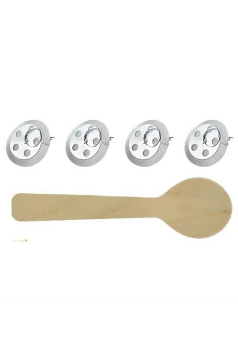 HomeCare Demlik Içi Çay Filtresi Hşap Kaşık Seti 714341 6 Lı Indirimli Paket