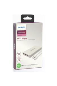 Philips Dlp1510cb/51-gümüş Slim 10.000 Mah 2.1a 2usb Type-c/micro Girişli Powerbank