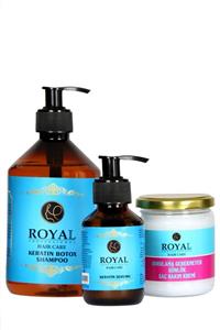 Royal Hair Care Keratin Botoks Şampuan & Saç Maskesi & Keratin Serum Set