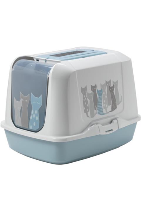 Moderna Trendy Friend Maasai Kapalı Kedi Tuvaleti 50 cm