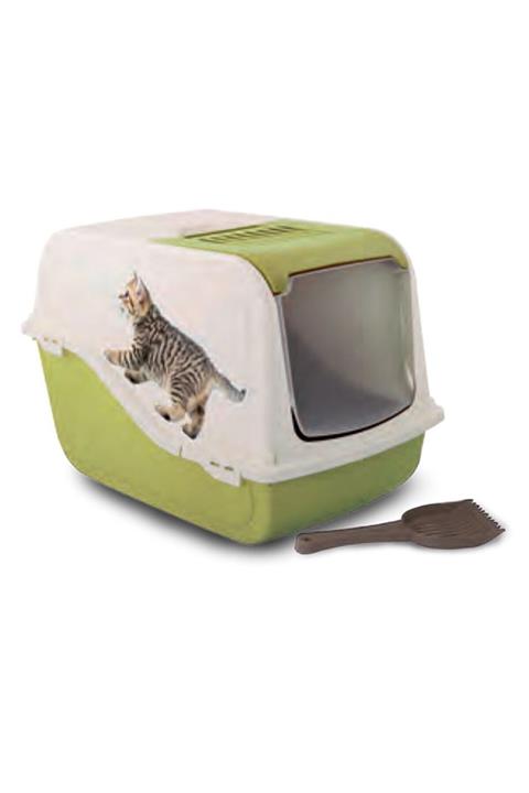 MP Bergamo Mp Çift Açılır Kap. Kedi Tuv. Arıel Baskı 57x39x38